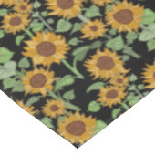 CottageCore Sonnenblumenmuster Tischdecke (Schrägansicht)