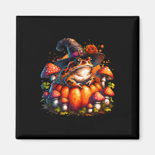 Cottagecore Toad Hexenhutpumpenpilz Mushroom Fall Magnet