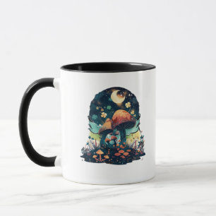 Cottagecore und ästhetische Goblincore Pilzmesse Tasse