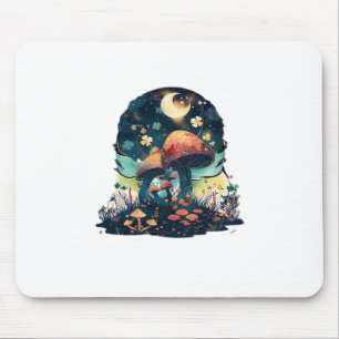 Cottagecore und ästhetisches Goblincore Pilzfest Mousepad