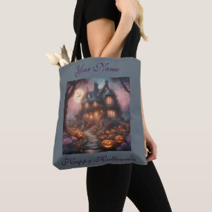 Cottagecore-Verlassenes Halloween-Haus  Tasche