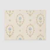 Cottagecore Vintage Floral Seidenpapier (Vorderseite)