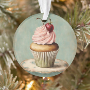 Cottagecore Vintage Französisches Landhaus Rosa Cu Ornament
