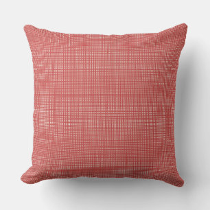 Cottagecore Wackelig Gingham Weihnachten Rot Kissen