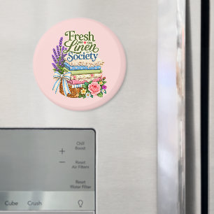Cottagecore-Wäsche Lavendel Blumenwäsche Magnet