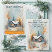 Cottagecore Weihnachten Rustikaler Wald Nostalgisc