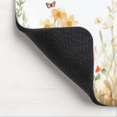 Cottagecore-Wildblumen-Schreibtischunterlage Vinta Mousepad (Ecke)