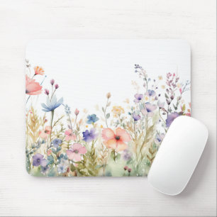 Cottagecore-Wildflower-Schreibtischunterlage Blume Mousepad