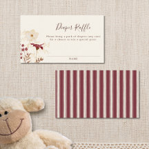 Cottagecore-Wildflower-Windel-Raffel-Baby-Party