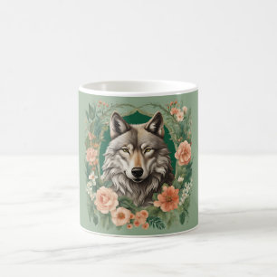 Cottagecore-Wolf Kaffeetasse