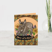 Cottages-Einhorn-Donkey einer Art Karte (Vorderseite)