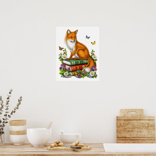 Cottages Fox Books Poster (Küche)