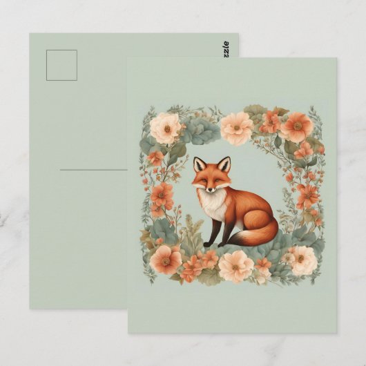 Cottages Fox Postkarte (Vorne/Hinten)