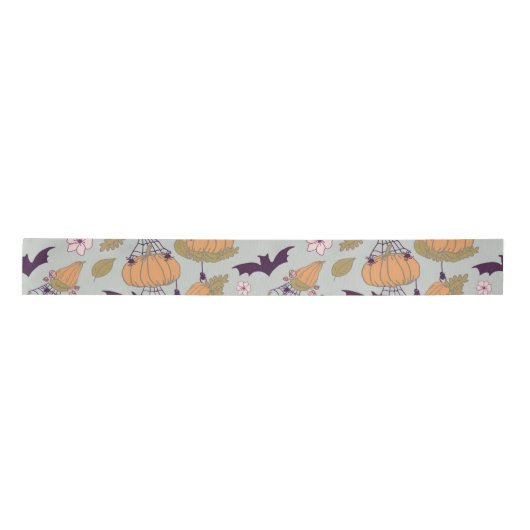 Cottages Halloween Satin Ribbon Satinband (Vorderseite)