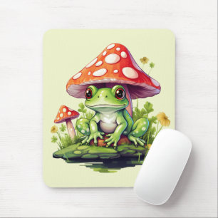 Cottages Toadstool Pilz und Frosch Mousepad