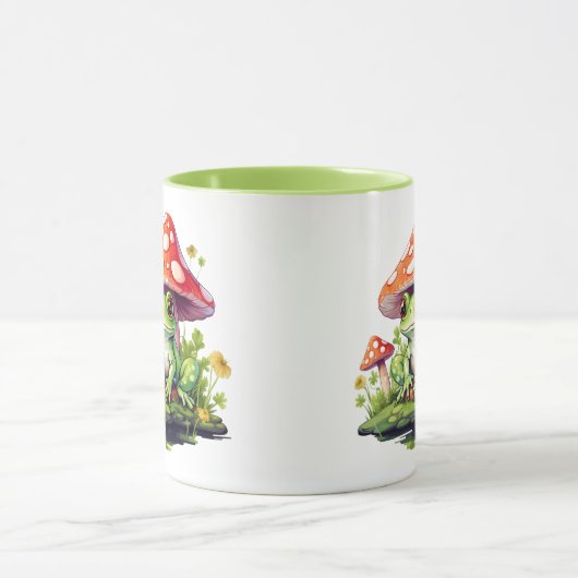 Cottages Toadstool Pilz und Frosch Tasse (Zentrum)