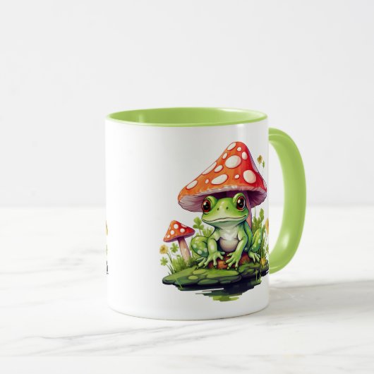 Cottages Toadstool Pilz und Frosch Tasse (VorderseiteRechts)