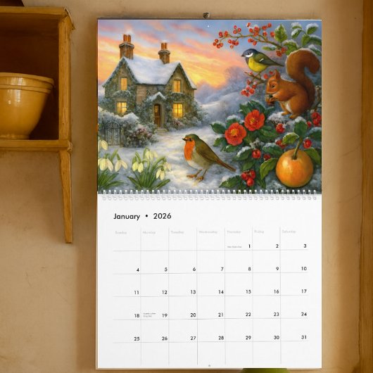Cottages und Gärten aus der viktorianischen Ära Kalender