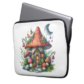 Cottagewitch Mushroom Folklore Spooky Boho Fantasy Laptopschutzhülle (Vorderseite Links)