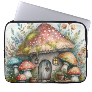 Cottagewitch Pilz Folklore Gruselig Boho Fantasy Laptopschutzhülle