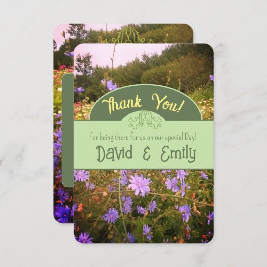CottargetCore Blume Meadow Vielen Dank Dankeskarte (Vorne/Hinten)