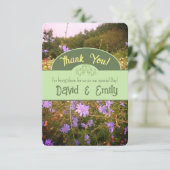 CottargetCore Blume Meadow Vielen Dank Dankeskarte (Stehend Vorderseite)