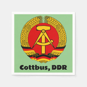 Cottbus, DDR, DDR Ossi Serviette