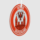 Cottbus RundEmblem Ornament (Vorderseite)