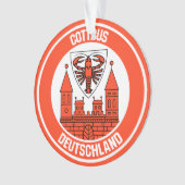 Cottbus RundEmblem Ornament (Vorderseite)