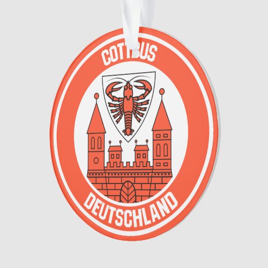 Cottbus RundEmblem Ornament (Vorderseite)