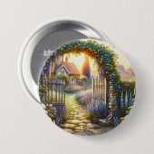 Cottecore-Verzauberungsweg Button (Vorne & Hinten)