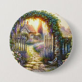 Cottecore-Verzauberungsweg Button (Vorderseite)