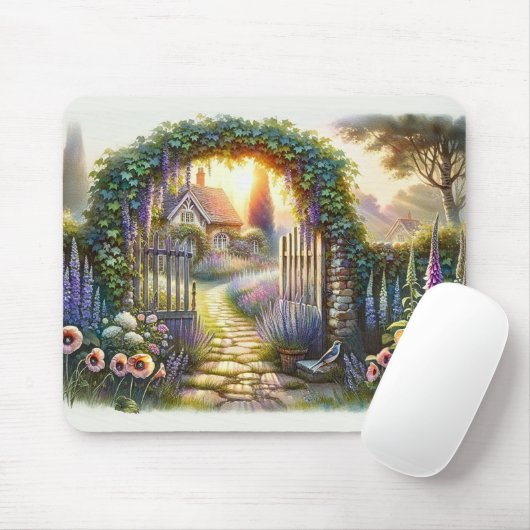Cottecore-Verzauberungsweg Mousepad (Mit Mouse)