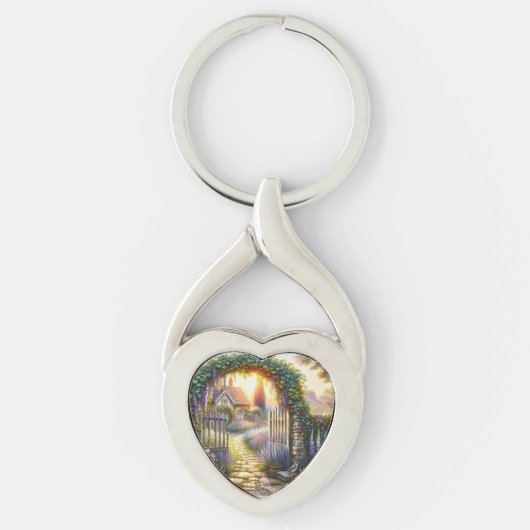 Cottecore-Verzauberungsweg Schlüsselanhänger (Vorderseite)