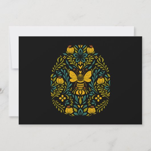 CottemCore Boho Blume Skandinavische Folklorekunst Einladung (Vorderseite)