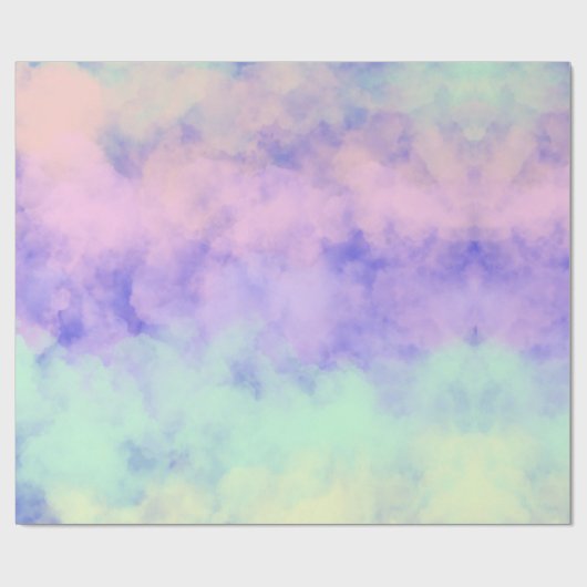 Cotten Candy Clouds Geschenkpapier (Flach)