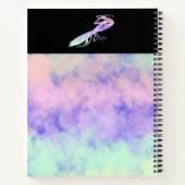Cotten Candy Clouds Praying Mantis Notizblock (Rückseite)