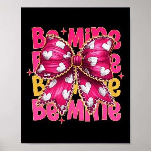 Cotteque Bogen sei mein Valentinstag Süßer Valenti Poster (Vorne)