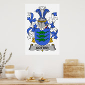 Cotter Familienwappen Poster (Küche)