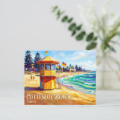 Cottesloe Beach Australien Postkarte (Stehend Vorderseite)