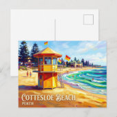 Cottesloe Beach Australien Postkarte (Vorne/Hinten)
