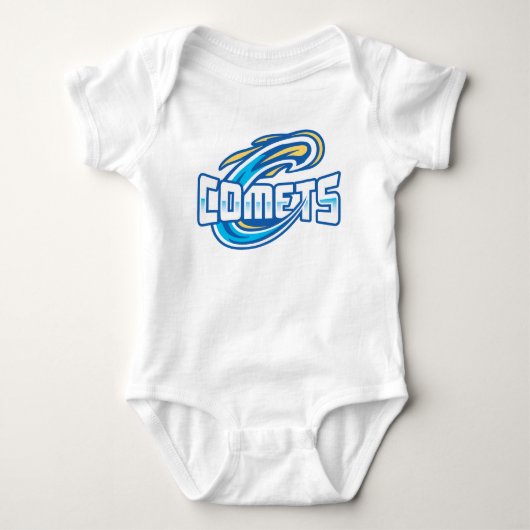 Cottey College Comets Baby Strampler (Vorderseite)
