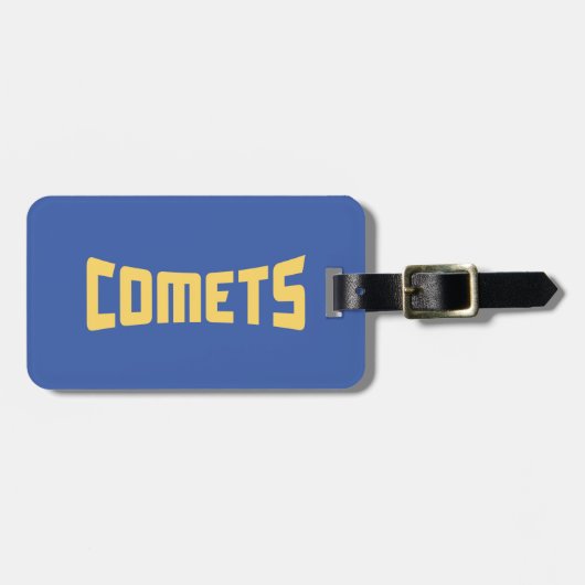 Cottey College Comets Gepäckanhänger (Vorderseite horizontal)