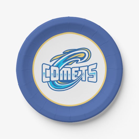 Cottey College Comets Pappteller (Vorderseite)