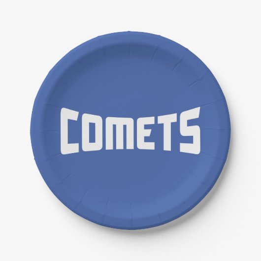 Cottey College Comets Pappteller (Vorderseite)