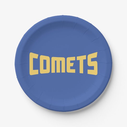 Cottey College Comets Pappteller (Vorderseite)