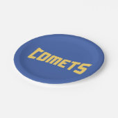 Cottey College Comets Pappteller (Schrägansicht)