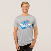 Cottey College Comets Tri-Blend Shirt (Vorderseite voll)