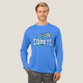 Cottey College Comets Tri-Blend Shirt (Volle Vorderseite)