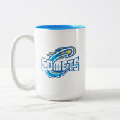 Cottey College Comets Zweifarbige Tasse (Links)